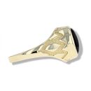 9ct Yellow Gold Onyx Signet Ring
