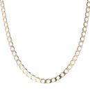 9ct Yellow Gold Curb Chain 22"