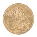 1912 George V Large Head UK Full Sovereign Coin