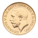 1914 George V Large Head UK Half Sovereign Coin