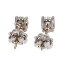 18ct White Gold 1.02cts Diamond Stud Earrings by Anya Belle