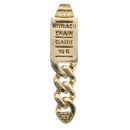 14ct Yellow Gold Monaco Classic Black Cubic Zirconia Pave Pendant