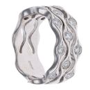 14ct White Gold 1.10ct Brilliant Cut Diamond Fancy Ring