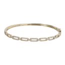 9ct Yellow Gold 0.40ct Brilliant Cut Diamond Bangle