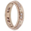 9ct Yellow Gold Cubic Zirconia Eternity Ring