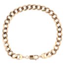 9ct Yellow Gold Curb Bracelet 8"
