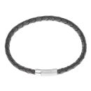 Unique & Co Black Leather Bracelet