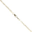 14ct Yellow Gold Children's Blue Eye Pendant And Chain 14"