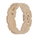 9ct Yellow Gold Patterned 6mm Wedding Band