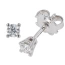 9ct White Gold 0.30ct Diamond Stud Earrings
