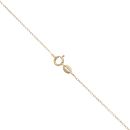 18ct Yellow Gold 1.00ct Brilliant Cut Diamond Cluster Pendant and Chain 18"