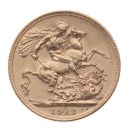 1912 George V Large Head UK Full Sovereign Coin