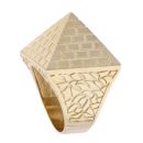 9ct Yellow Gold Pyramid Ring