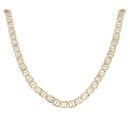 9ct Yellow Gold Patterned Anchor Chain 24"