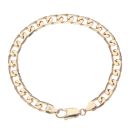 9ct Yellow Gold Curb Bracelet 8"