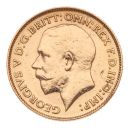 1925 George V Large Head South Africa Half Sovereign Coin