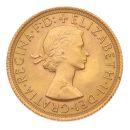 1968 Elizabeth II First Portrait UK Full Sovereign Coin