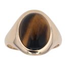 9ct Yellow Gold Tiger's Eye Signet Ring