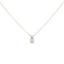 18ct Yellow Gold 0.40ct Brilliant Cut Diamond Solitaire Pendant And Chain 18"
