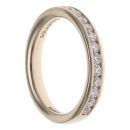 9ct Yellow Gold 0.50ct Brilliant Cut Lab Grown Diamond Eternity Ring