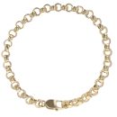9ct Yellow Gold Belcher Bracelet 7.5"