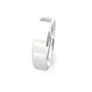 9ct White Gold Soft Chamfered Edge Wedding Band 5mm