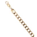 9ct Yellow Gold Curb Bracelet 9"