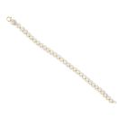 9ct Yellow Gold Cubic Zirconia Tennis Bracelet