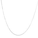 18ct White Gold Box Chain 16"