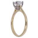 18ct Yellow Gold 1.00ct Brilliant Cut Diamond Solitaire Ring