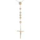 9ct Yellow Gold Rosary Beads 36"