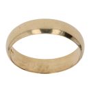 18ct Yellow Gold D-Shape Wedding Band 4.2mm