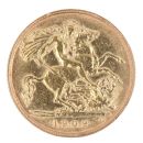 1909 Edward VII Large Head UK Half Sovereign Coin