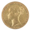 1846 Victoria Young Head UK Full Sovereign Coin