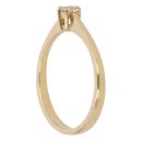 18ct Yellow Gold 0.10ct Brilliant Cut Diamond Solitaire Ring