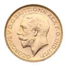 1925 George V Learge Head UK Full Sovereign Coin Boxed with Proof