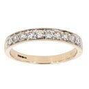 9ct Yellow Gold 0.50ct Diamond Eternity Ring