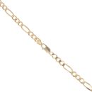9ct Yellow Gold Figaro Chain 18"