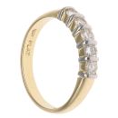 18ct Yellow Gold 0.60ct Brilliant Cut Diamond Five Stone Ring
