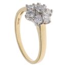 18ct Yellow Gold 1.00ct Brilliant Cut Diamond Cluster Ring
