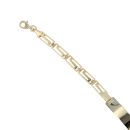 14ct Yellow Gold Greek Key 6.5" ID Bracelet