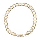 9ct Yellow Gold Curb Bracelet 7.5"