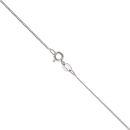 Silver Synthetic Opal Oval Locket and Chain 18" By Icesia