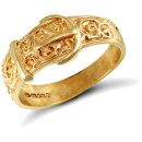 9ct Yellow Gold Baby Buckle Ring