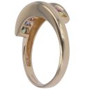 9ct Yellow Gold Multi Gemstone Ring