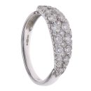 18ct White Gold 0.94ct Brilliant Cut Diamond Fancy Ring