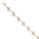 9ct Yellow Gold Racehorses Fancy Bracelet 7.5"