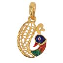 22ct Yellow Gold Peacock Pendant