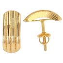 22ct Yellow Gold Grain Stud Earrings