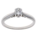 18ct White Gold 0.40ct Diamond Solitaire Ring